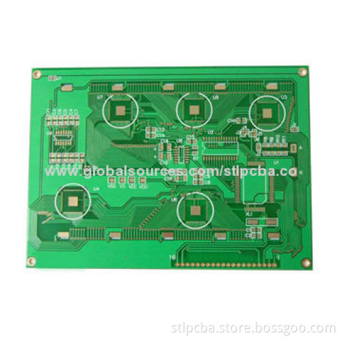 PCB Supplier, Rigid Board with 1.0mm Board Thickness, 1oz Copper, Lead-free HASL
